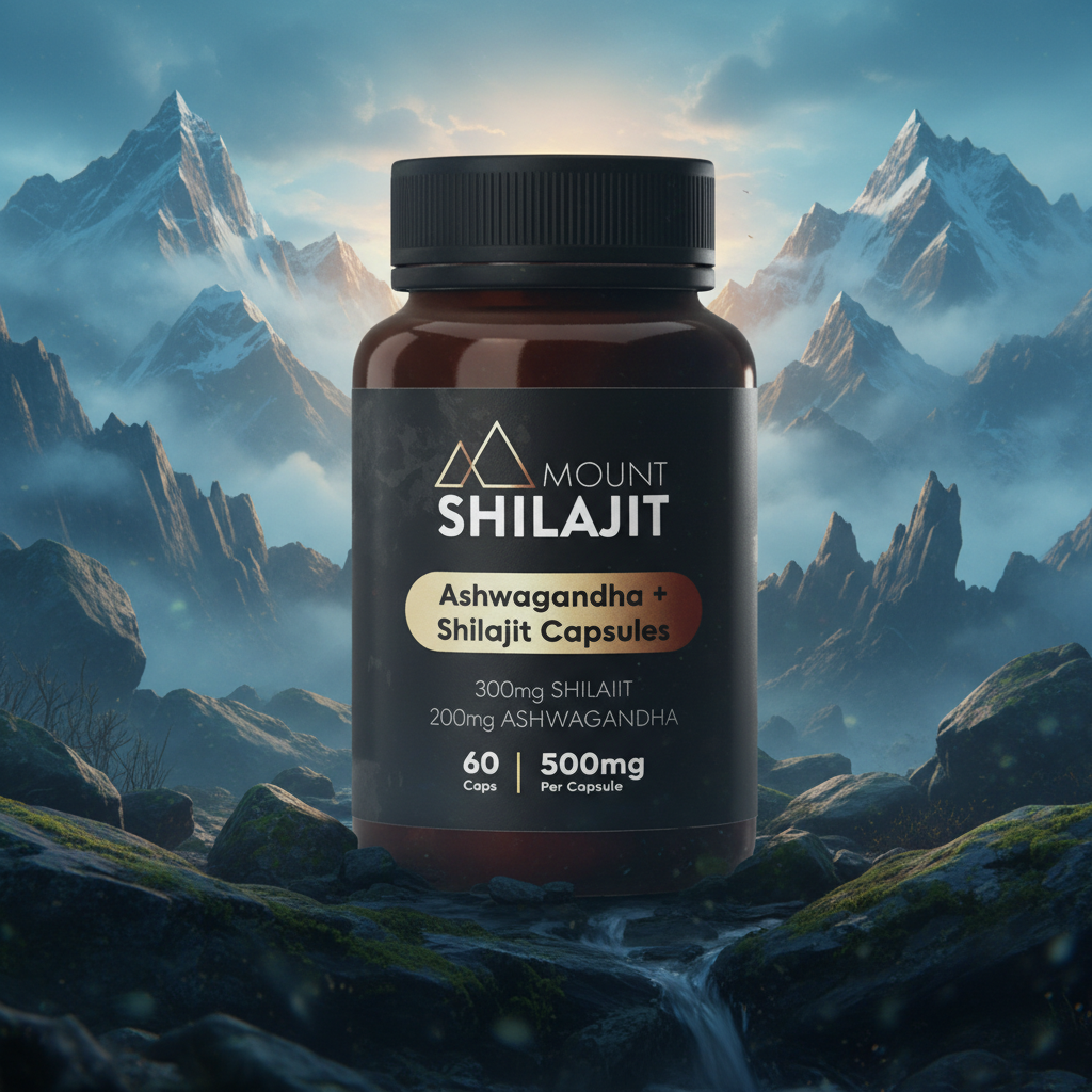 Mount Shilajit Ashwagandha & Shilajit Capsules